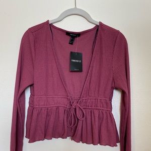 Pink tie-up top 💗